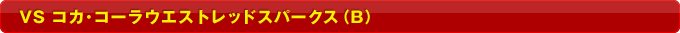 VS �R�J��R�[���E�G�X�g���b�h�X�p�[�N�X�iB�j