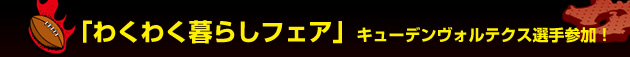  �u�킭�킭��炵�t�F�A�v�L���[�f�����H���e�N�X�I��Q���I